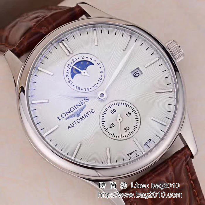 LONGINES浪琴 紳士風格 全自動機械精品男士腕表 WSS0641